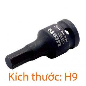 Đầu tuýp 1/2" lục giác chìm loại 60mm H9 LICOTA