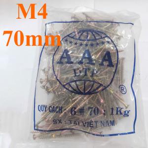 Vít gỗ vàng ren thưa 1kg 7P (6 #70)