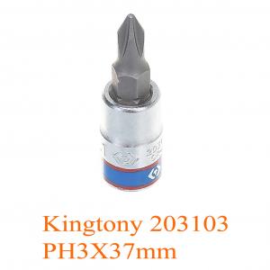 Đầu tuýp 1/4 inch bit mũi bake PH3X37mm Kingtony 203103