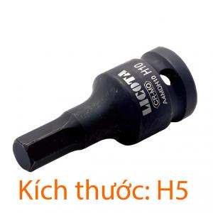 Đầu tuýp 1/2" lục giác chìm loại 60mm H5 LICOTA