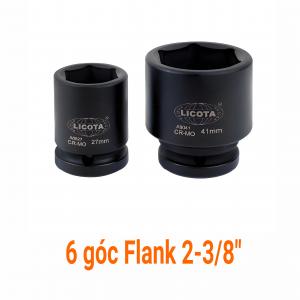 Đầu tuýp đen 3/4" 6 góc Flank 2-3/8" LICOTA