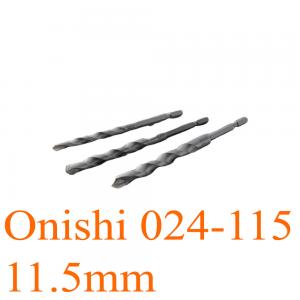 Mũi khoan bê tông cỡ lớn Ø11.5mm chuôi lục 6 ly 140mm Onishi