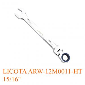 Cờ lê vòng miệng tự động 1 chiều lắc léo 15/16" LICOTA