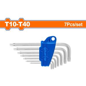 Bộ 7 chìa lục giác sao T10-T40 Wadfow WHK3671