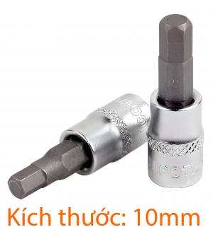 Đầu tuýp mũi vít 3/8" lục giác 10mm LICOTA