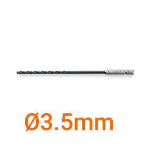 Mũi khoan sắt Ø3.5mm chuôi lục 6 ly loại dài 180mm Onishi