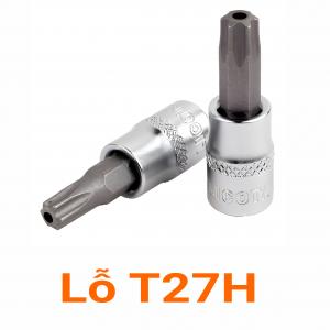 Đầu tuýp 1/4" mũi vít bông có lỗ T27H LICOTA