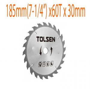 ĐĨA CẮT GỖ 185mm*60 Răng TOLSEN 76432