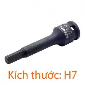 Đầu tuýp 3/8" lục giác chìm loại 78mm H7 LICOTA