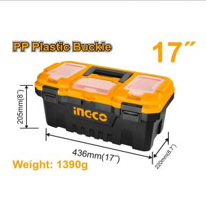 Hộp nhựa đựng công cụ 17" (khóa nhựa) Ingco PBX1701