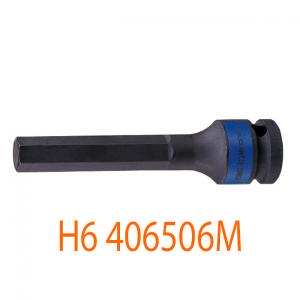 Đầu Tuýp Mũi Lục Giác 1/2"-H6 Đen kingtony 406506M