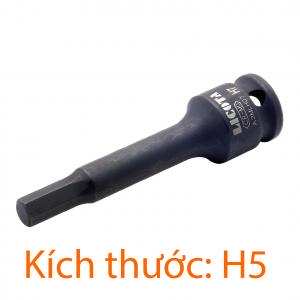 Đầu tuýp 3/8" lục giác chìm loại 78mm H5 LICOTA