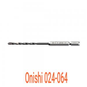 Mũi khoan bê tông Ø6.4mm chuôi lục 6 ly 125mm Onishi