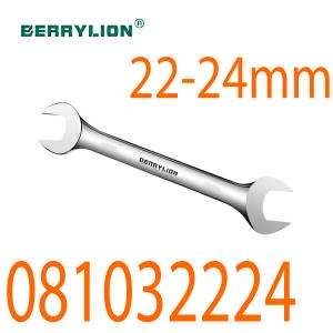 Cờ lê 2 đầu miệng xi bóng 22-24mm Berrylion 081032224