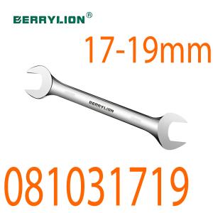 Cờ lê 2 đầu miệng xi bóng 17-19mm Berrylion 081031719