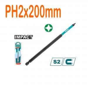 Mũi bắt vít PH2x200mm Total TACIM71PH2200