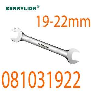 Cờ lê 2 đầu miệng xi bóng 19-22mm Berrylion 081031922