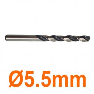 Mũi khoan thép inox Ø5.5mm đen trắng Senka