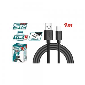 Dây cáp sạc USB type A sang type C 1M Total TIUCC01