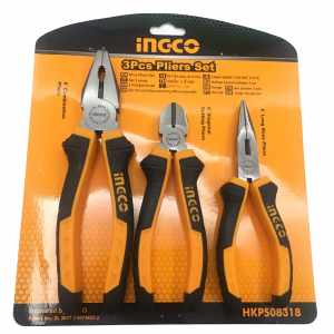 Bộ 3 kìm răng, cắt và nhọn Ingco HKPS08318