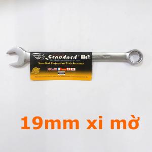 Cờ lê vòng miệng 19mm Standard xi mờ