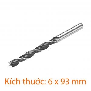 Mũi khoan gỗ 6 x 93 TOLSEN 75603