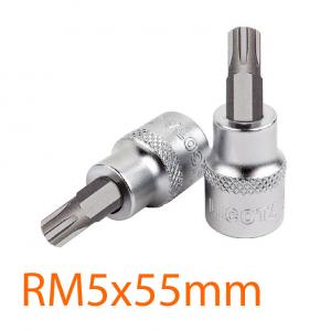 Đầu tuýp 1/2" mũi vít Ribe RM5x55mm LICOTA