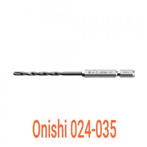 Mũi khoan bê tông Ø3.5mm chuôi lục 6 ly 100mm Onishi