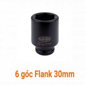 Đầu tuýp đen dài 3/4" 6 góc Flank 30mm LICOTA