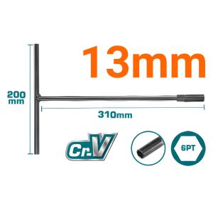 Chìa vặn chữ T 13mm Total