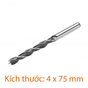 Mũi khoan gỗ 4 x 75 TOLSEN 75601