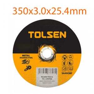 Đĩa cắt sắt & inox 350x3.0x25.4mm TOLSEN 76120