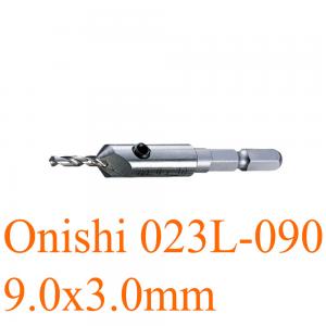 Mũi khoan sắt thép âm mũi vít 9.0x3.0mm chuôi lục loại dài 93mm Onishi