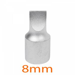 Đầu tuýp 1/4 inch bit mũi dẹp 8mm Kingtony 201208X