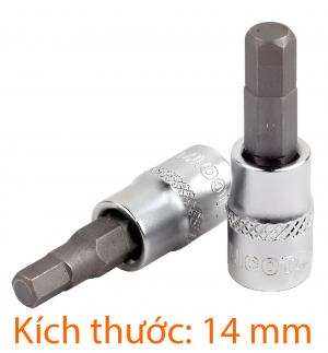 Đầu típ LICOTA 1/2" ra đầu lục giác 14 mm