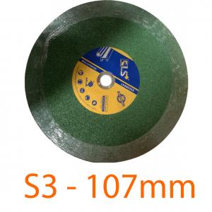 Đá cắt sắt Inox xanh S3 - 107mm