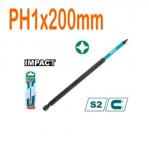 Mũi bắt vít PH1x200mm Total TACIM71PH1200