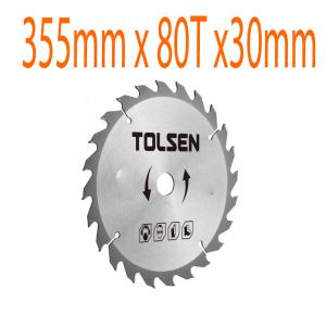 ĐĨA CẮT GỖ 355mm*80 Răng TOLSEN 76176