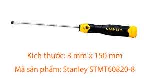 Tua vít dẹp 3mm x 150 Stanley STMT60820-8