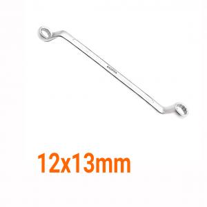 Cờ lê 2 đầu vòng nghiêng 75 độ xi mờ 12x13mm LICOTA