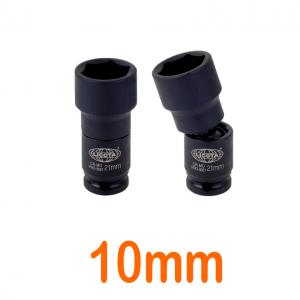 Đầu tuýp lắc léo khớp bi 3/8" 10mm LICOTA