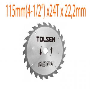 ĐĨA CẮT GỖ 115mm*24 Răng TOLSEN 76419