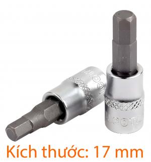 Đầu típ LICOTA 1/2" ra đầu lục giác 17 mm