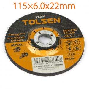Đĩa mài sắt 115×6.0x22mm TOLSEN 76302