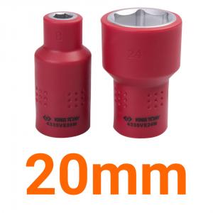 Đầu tuýp cách điện 1000V 20mm Kingtony 4335VE20M