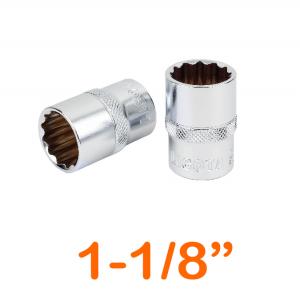 Đầu tuýp 1/2" 12 góc Flank 1-1/8" LICOTA