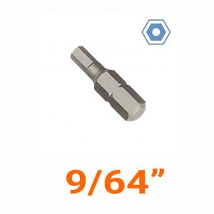 Mũi bắt vít lục giác có lỗ 9/64" x 25mm LICOTA