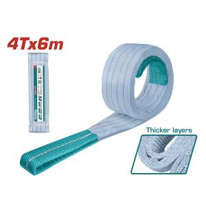 Dây cáp vải cẩu hàng xám 4Tx6m Total