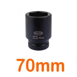 Đầu tuýp đen dài 1" 70mm 6 góc Flank LICOTA