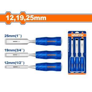 Bộ 3 đục gỗ 12-19-25mm Wadfow WWC2203